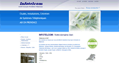 Desktop Screenshot of infotelcom.fr